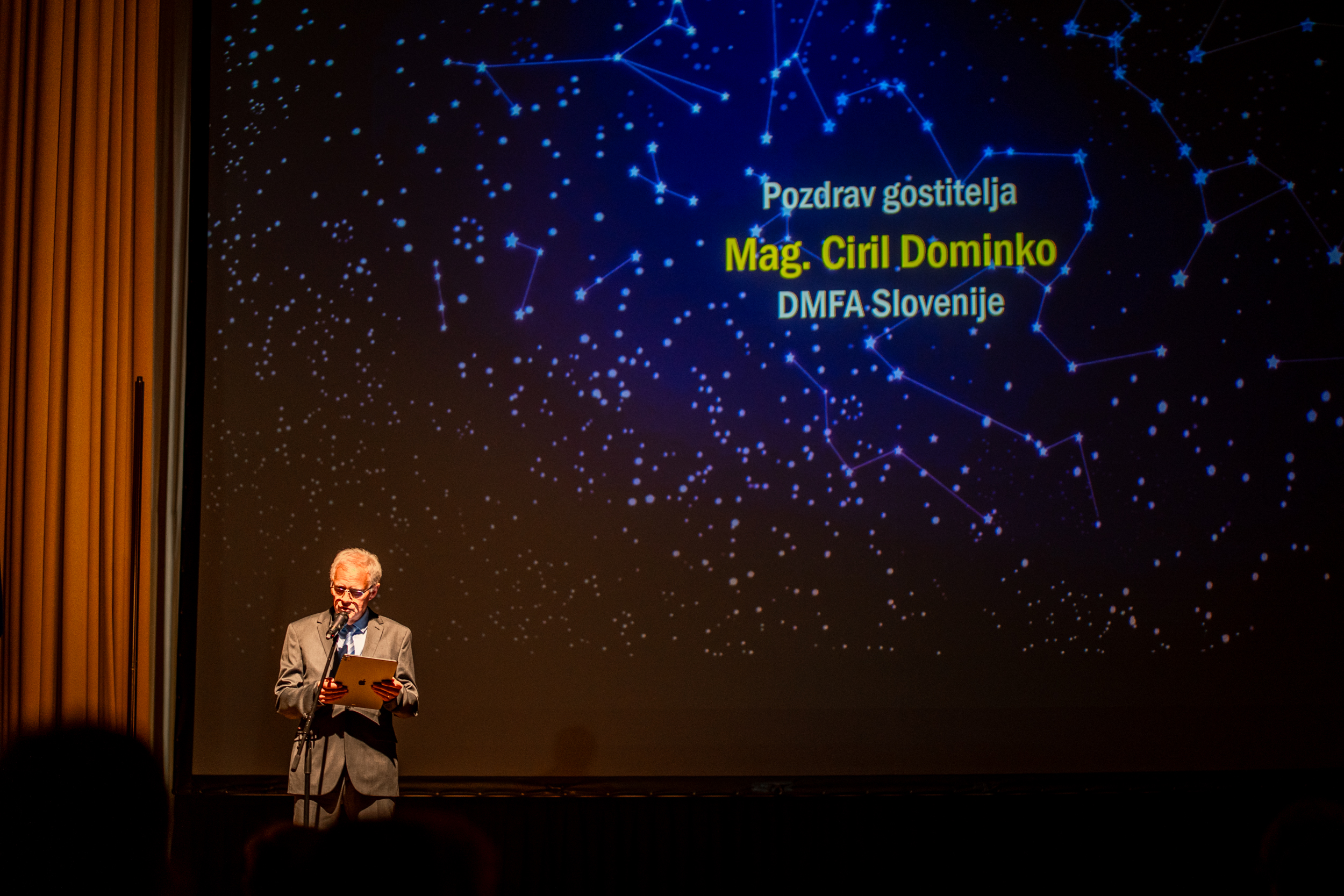 Pozdrav mag. Cirila Dominka v imenu DMFA Slovenije