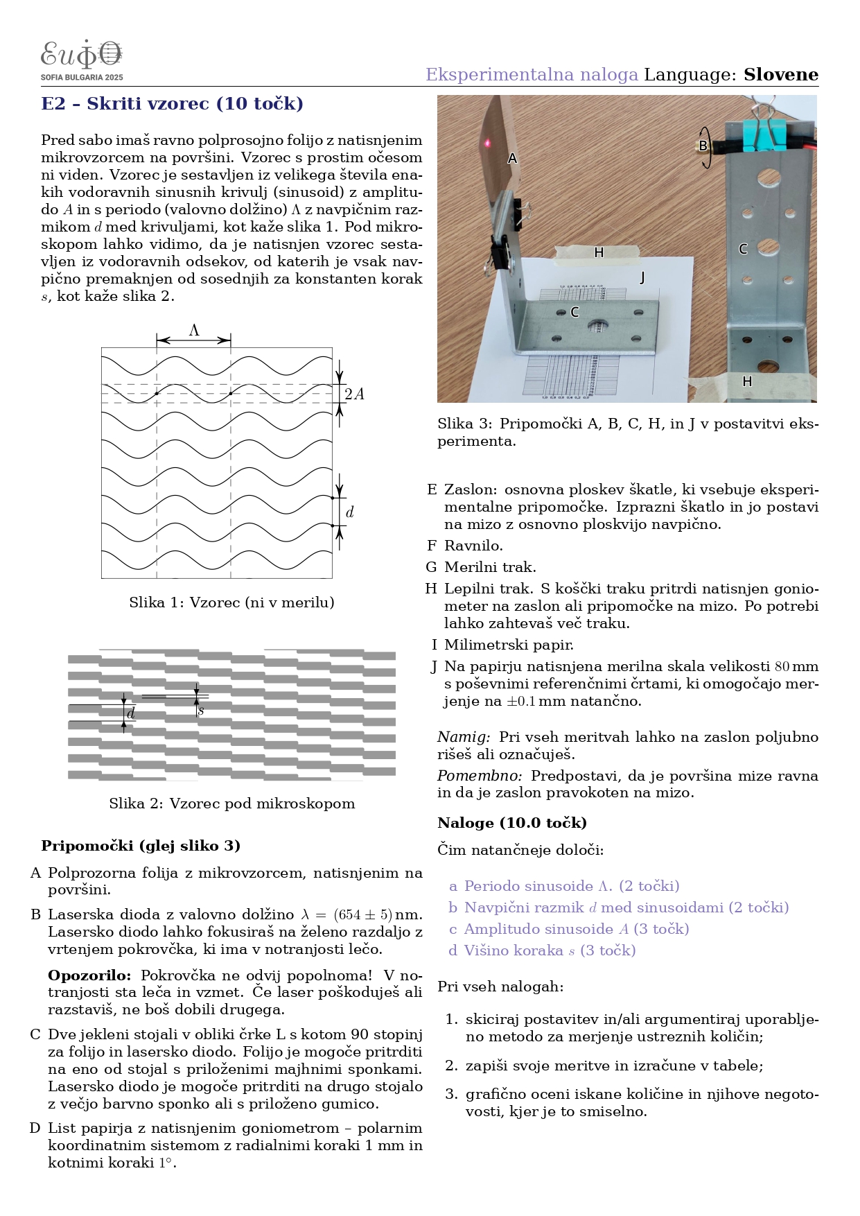 Eksperimentalni del 2