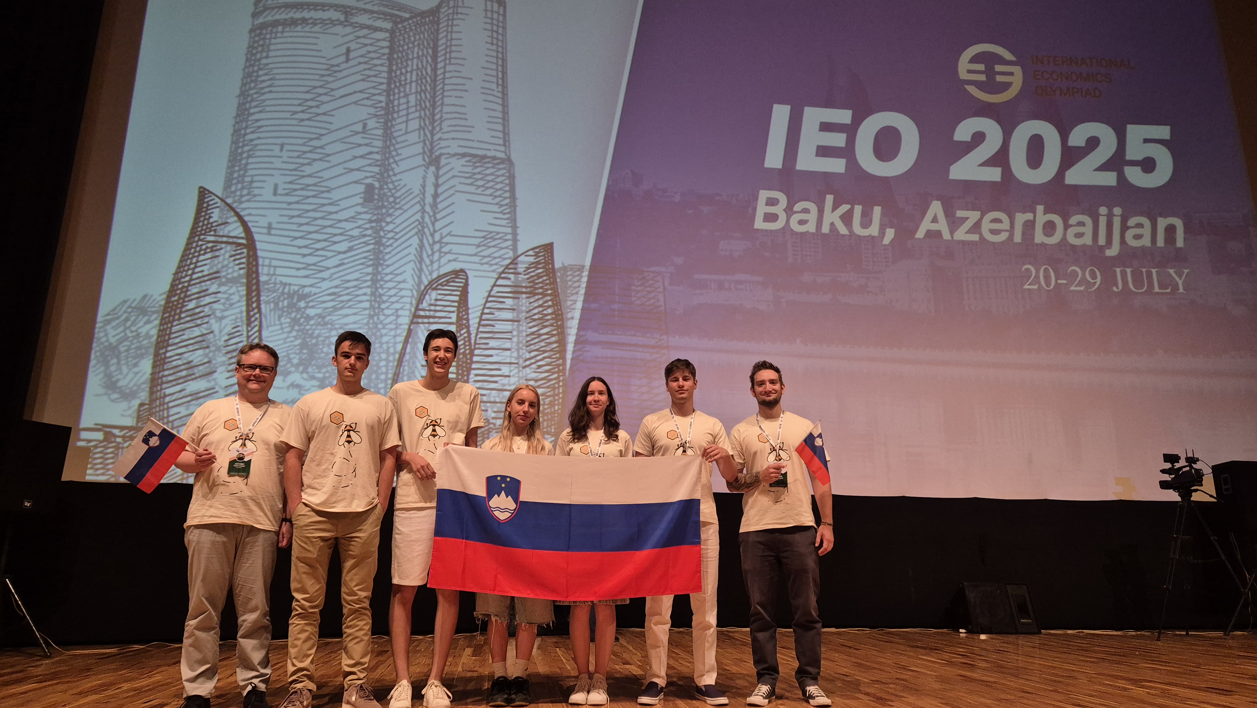 Slovenska ekipa na otvoritveni slovesnosti